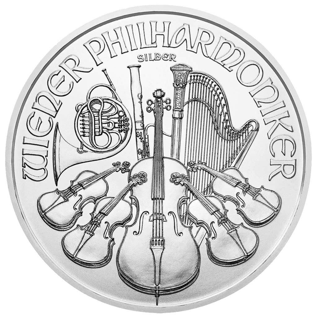 Vienna Philharmonic 1 oz Silver Coin – Tube of 20 2026